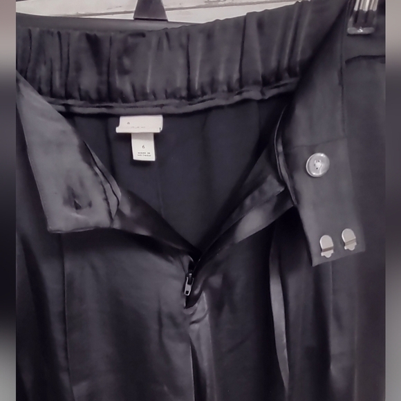 A New Day Silky Black wide Leg Trouser size 6 NWOT - Picture 8 of 9